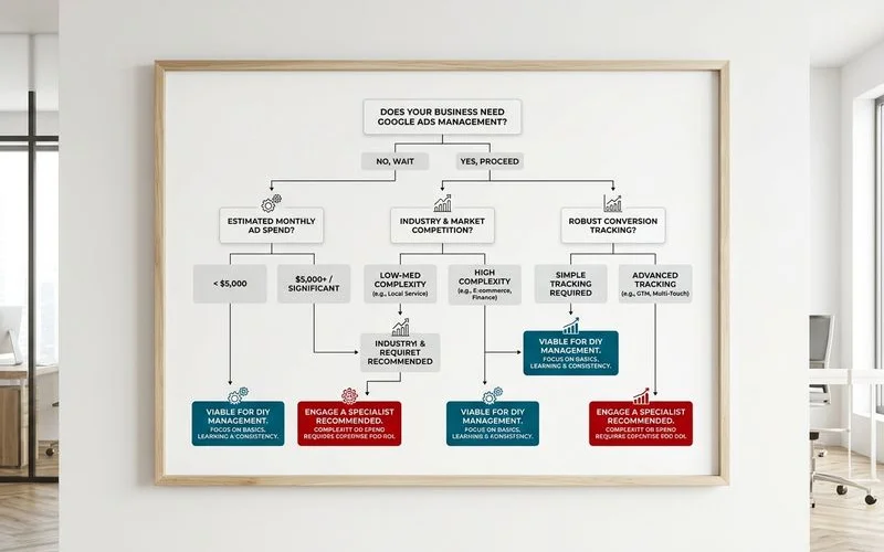 Decision tree: when DIY is fine vs when to bring in a specialist